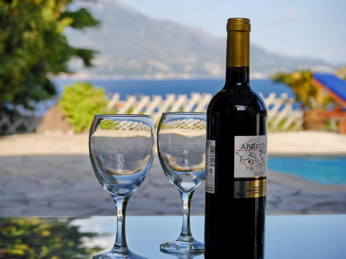 Villa Afroditi, Spartia, Kefalonia Livathos  외부 사진