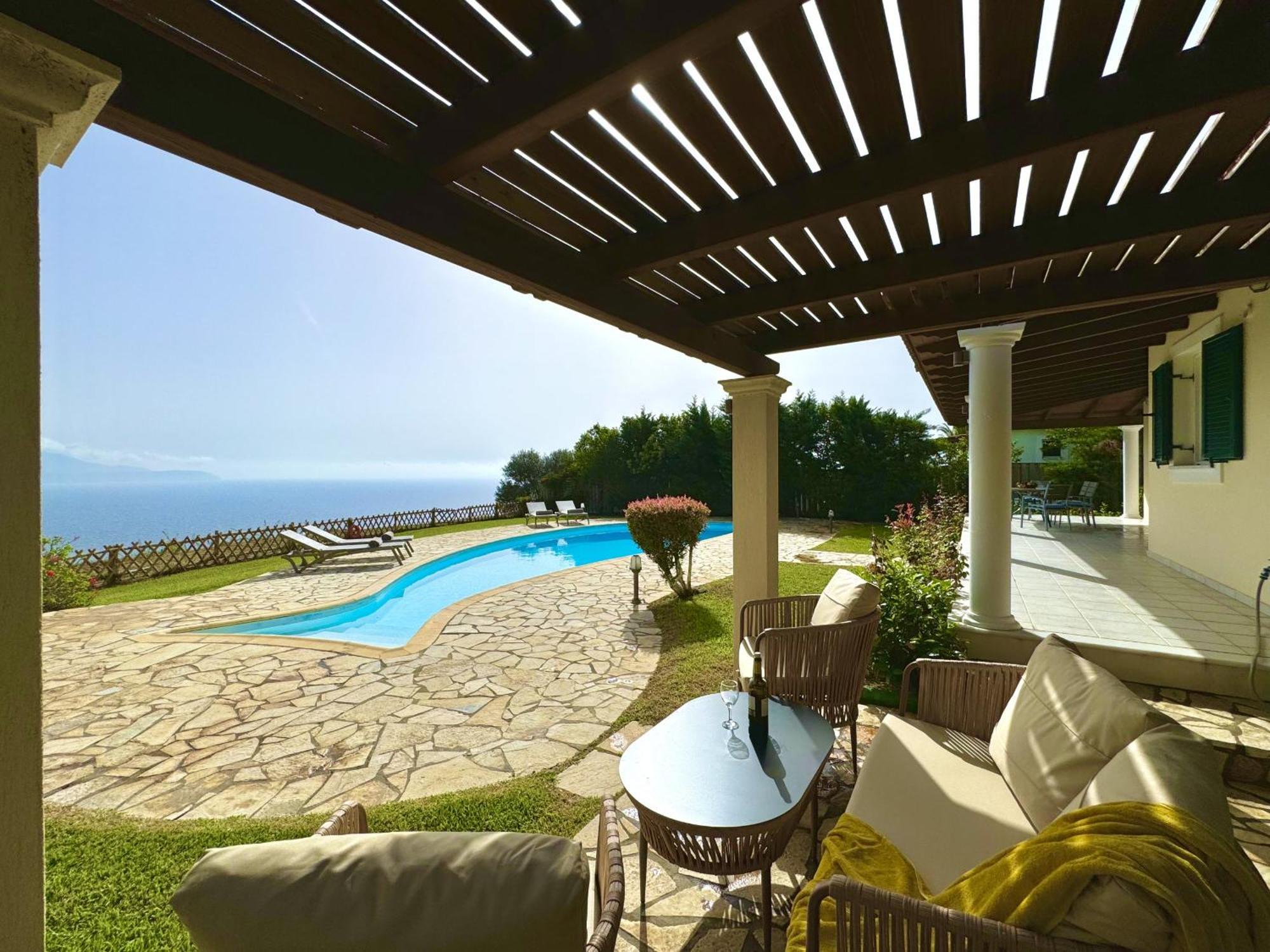 Villa Afroditi, Spartia, Kefalonia Livathos  외부 사진